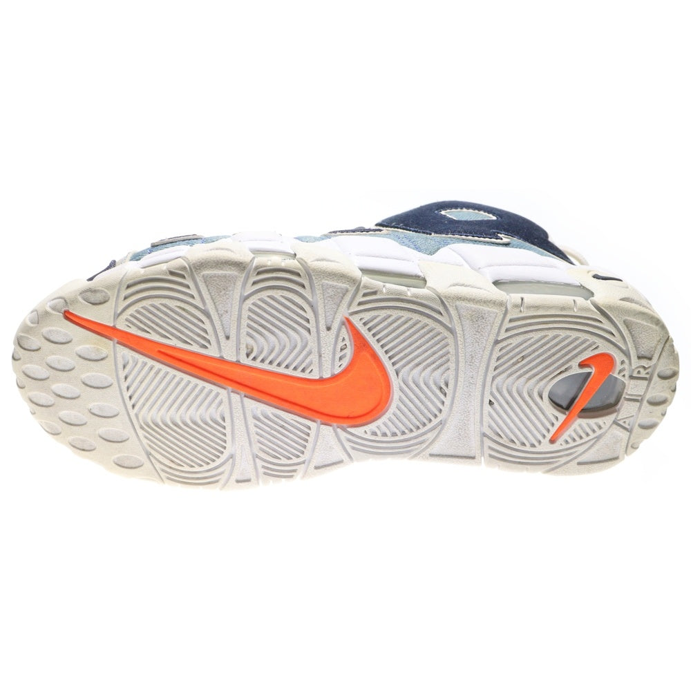 NIKE(ナイキ) AIR MORE UPTEMPO 96 DENIM エアモアアップテンポ デニム ローカットスニーカー インディゴ US8/26cm CJ6125-100