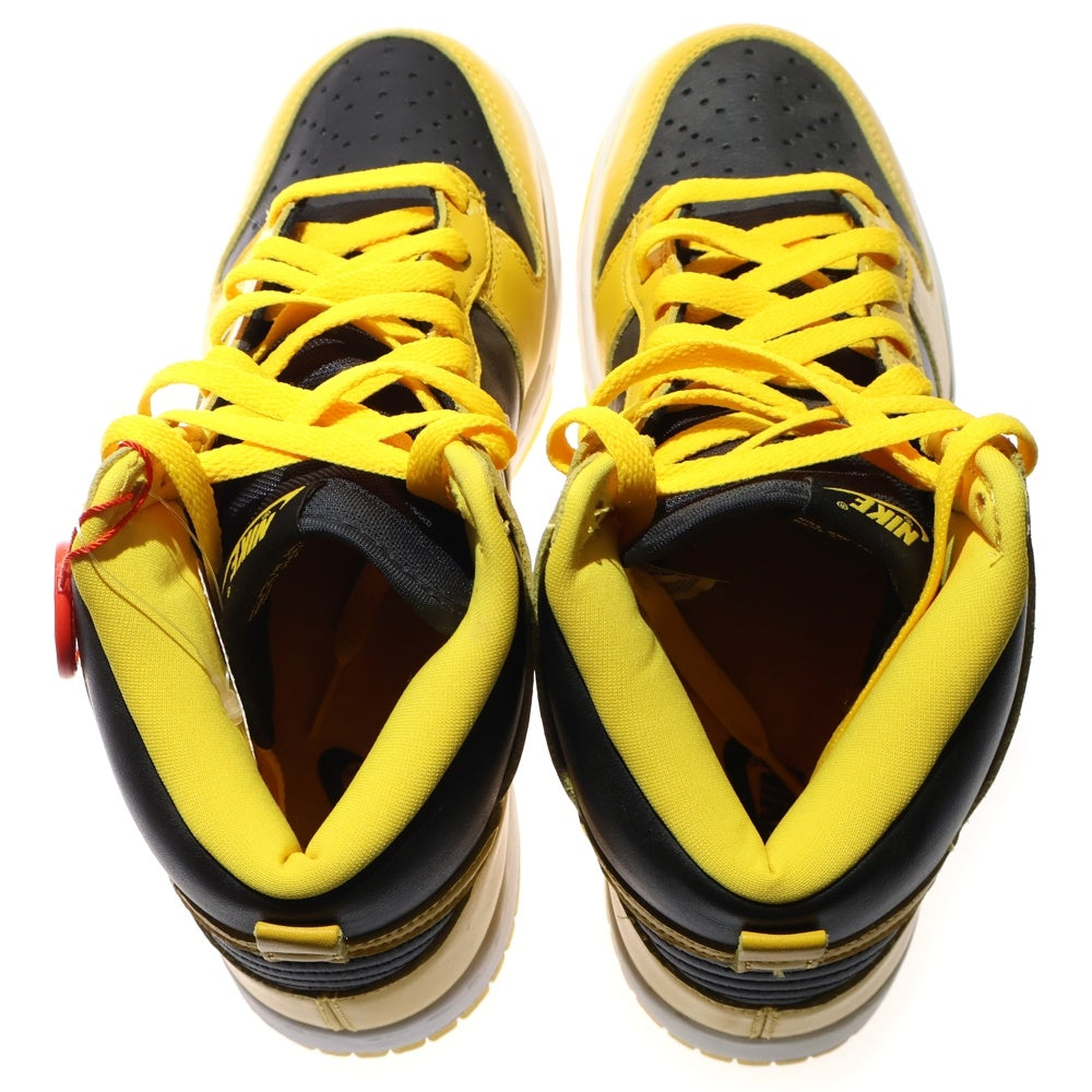 NIKE(ナイキ) DUNK HI SP IOWA CZ8149-002 ダンクハイSPアイオワ ハイカットスニーカーイエロー/ブラック US8/26cm