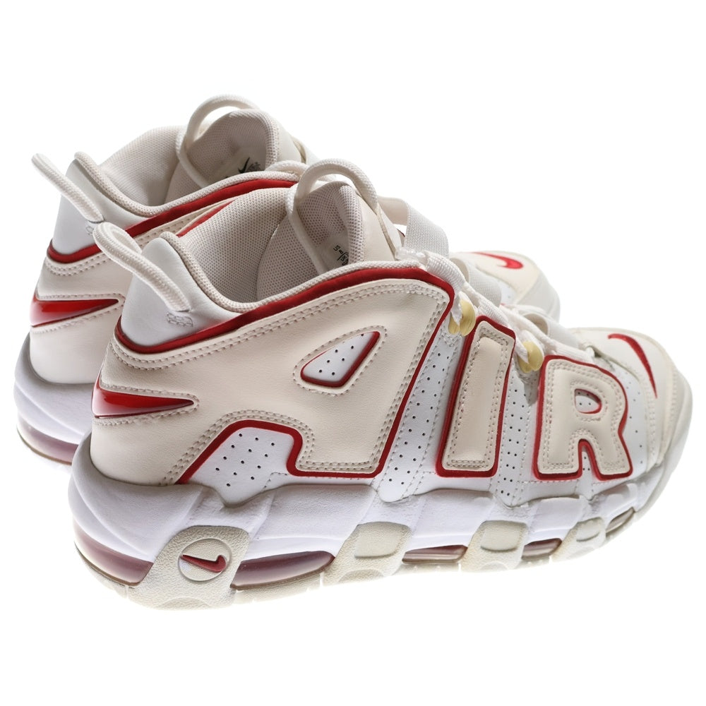 NIKE(ナイキ) AIR MORE UPTEMPO 96 921948-102 エアモアアップテンポ ハイカットスニーカー ホワイト/レッド US8/26cm