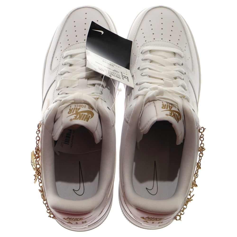 NIKE(ナイキ) WMNS AIR FORCE 1 '07 WHITE PENDATS DD1525-100 ウィメンズ エアフォース1 ホワイトペンダント チャーム付きローカットスニーカー ホワイト US W9.5/26.5cm