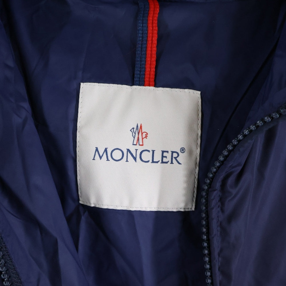 MONCLER(モンクレール) CAM GIUBBOTTO キャムジュボット トリコロールカラー フーデッドナイロンジャケット ネイビー E10914113685