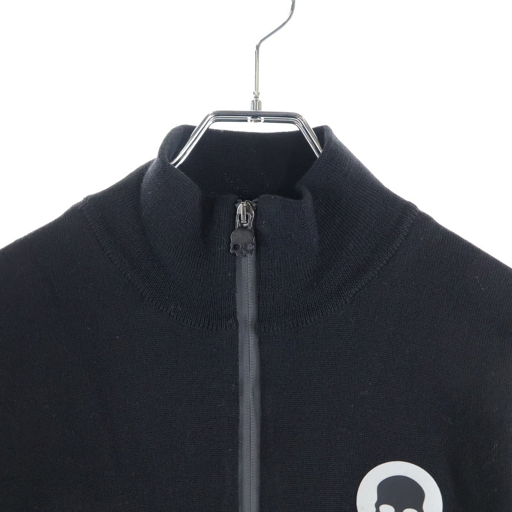 HYDROGEN SPORTS WEAR(ハイドロゲンスポーツウエア) GOLF ウールニット ブルゾン ジャケット ブラック