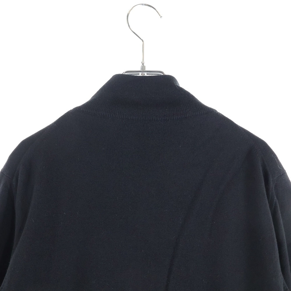 HYDROGEN SPORTS WEAR(ハイドロゲンスポーツウエア) GOLF ウールニット ブルゾン ジャケット ブラック