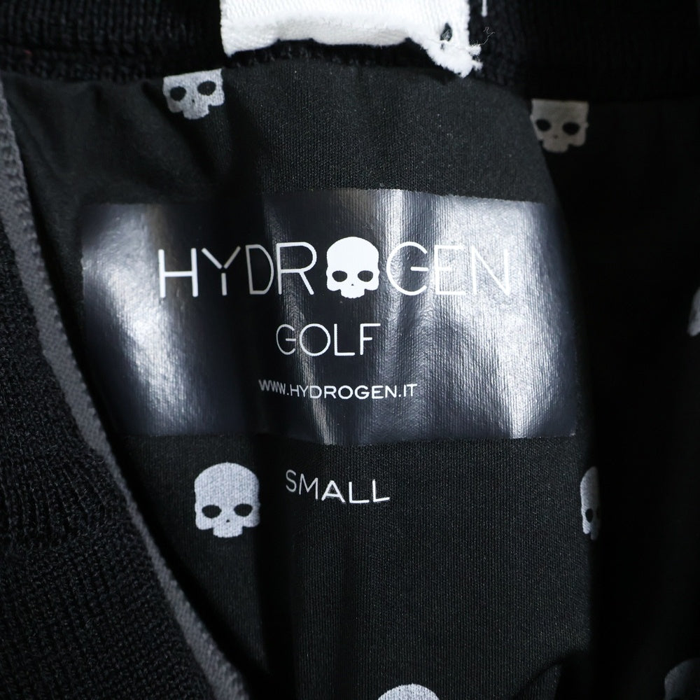 HYDROGEN SPORTS WEAR(ハイドロゲンスポーツウエア) GOLF ウールニット ブルゾン ジャケット ブラック