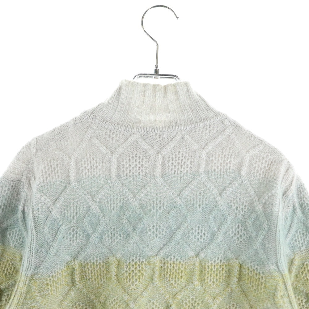 MISSONI(ミッソーニ) ウール リブニット・ハイネックセーター ベージュ 1902MUN00180