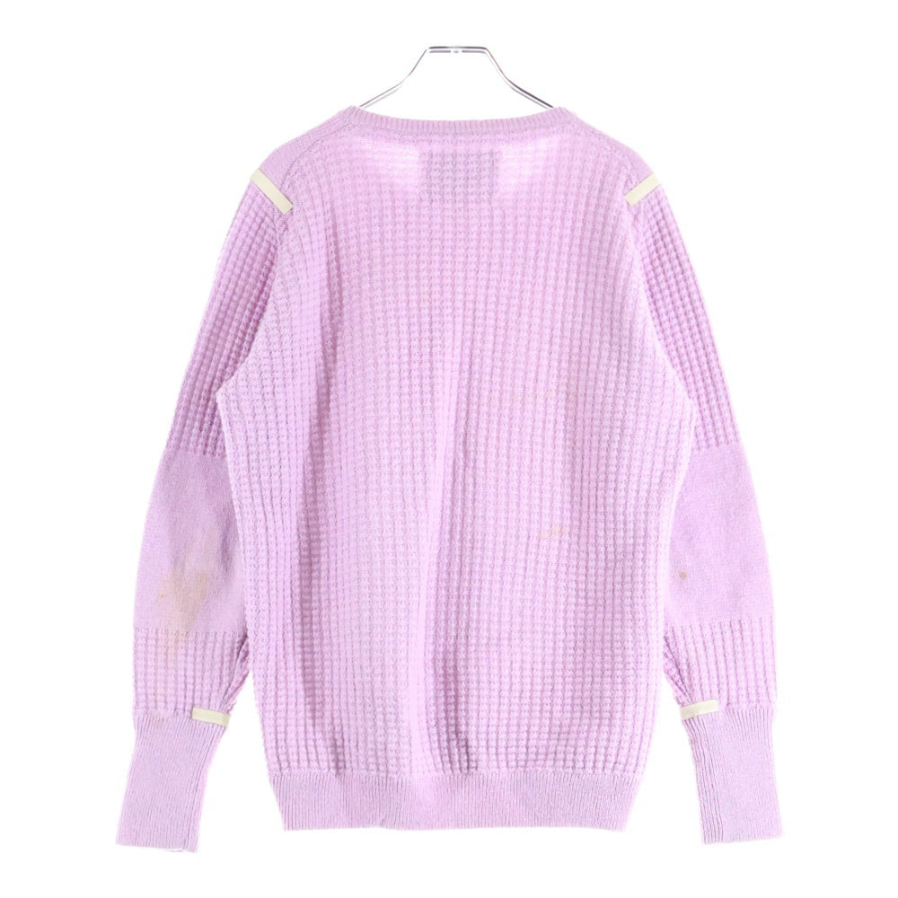 ESTNATION(エストネーション) ×THE INOUE BROTHERS イノウエブラザーズ アルパカ リブクルーネックセーター ピンク