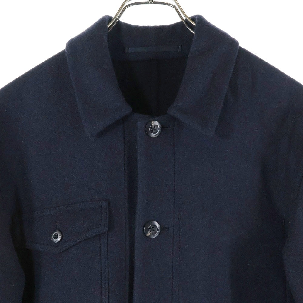 NO BRAND(ノーブランド) CARUSO(カルーゾ) ウール Pコート アウター ブラック 50D021