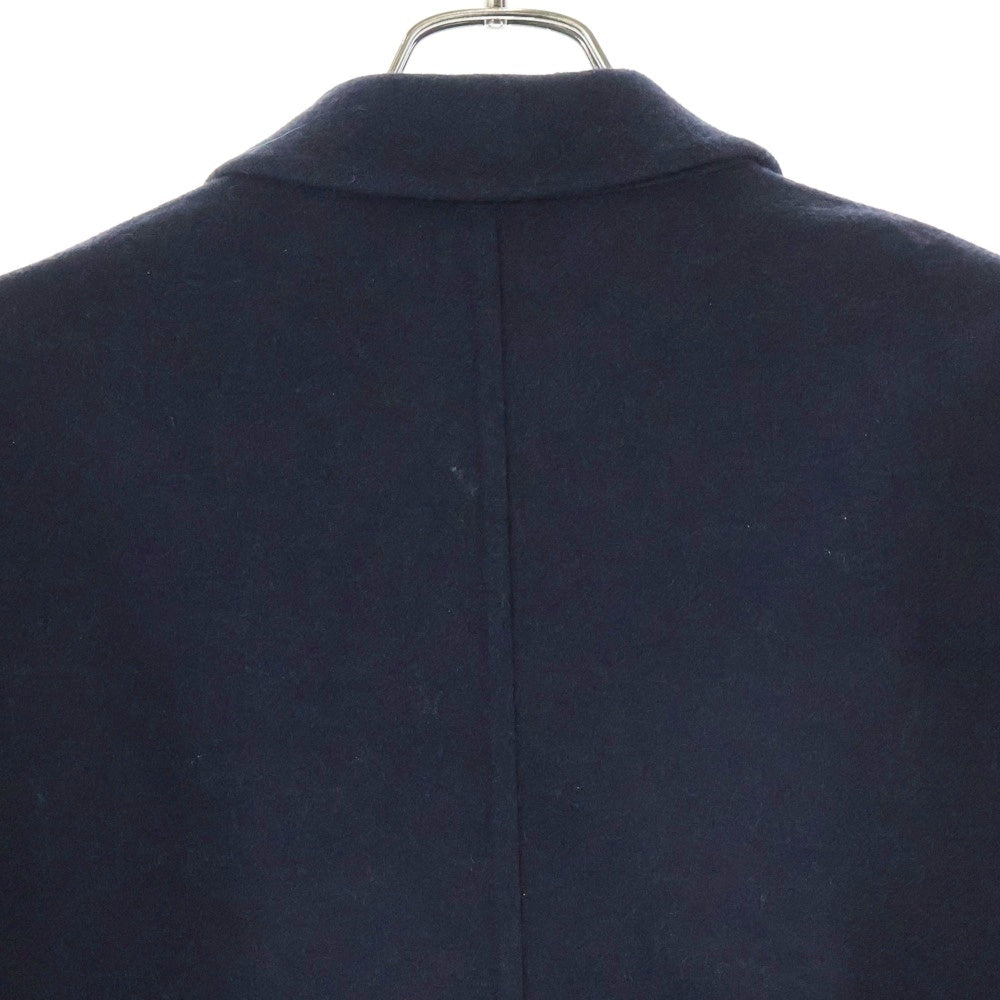 NO BRAND(ノーブランド) CARUSO(カルーゾ) ウール Pコート アウター ブラック 50D021