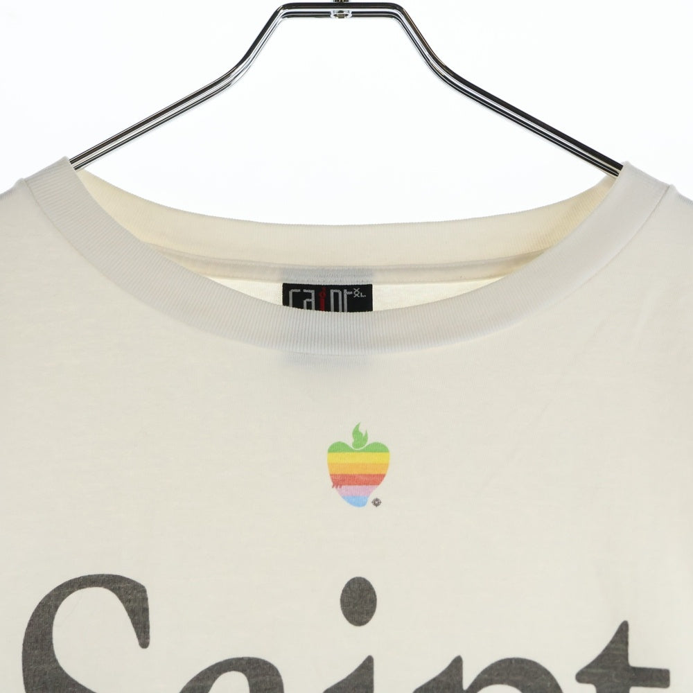 SAINT MICHAEL(セントマイケル) 23AW HEART SAINT 半袖Tシャツ カットソー ホワイト SM-A23-0000-005