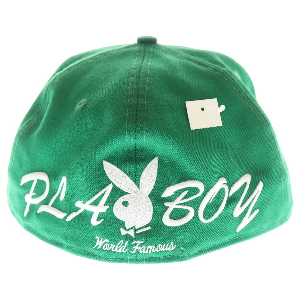 SUPREME(シュプリーム) 17SS × NEW ERA Playboy Box Logo Cap プレイボーイボックスロゴ ベースボールキャップ 帽子 グリーン