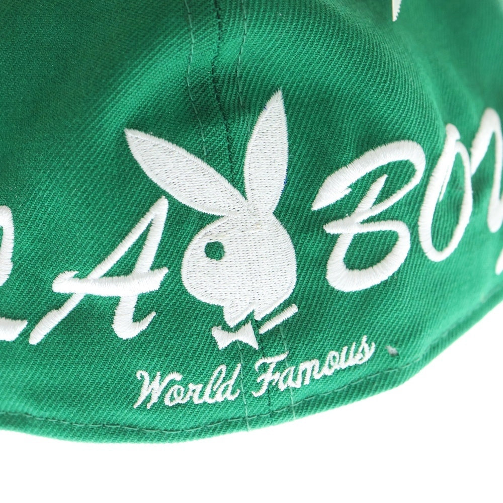 SUPREME(シュプリーム) 17SS × NEW ERA Playboy Box Logo Cap プレイボーイボックスロゴ ベースボールキャップ 帽子 グリーン