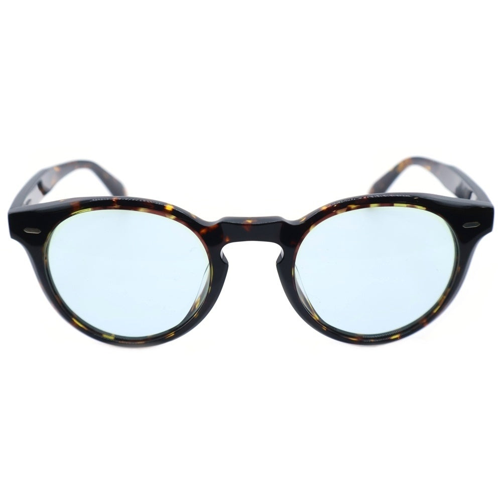 OLIVER PEOPLES(オリバーピープルズ) N.07 Sun ラウンドフレーム サングラス アイウェア ブラウン OV5587SU