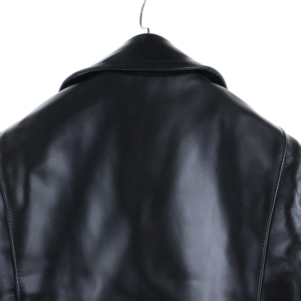 Lewis Leathers(ルイスレザー) CYCLONE HORSE HIDE サイクロン レギュラーフィット ホースハイド ダブルライダース レザージャケット ブラック