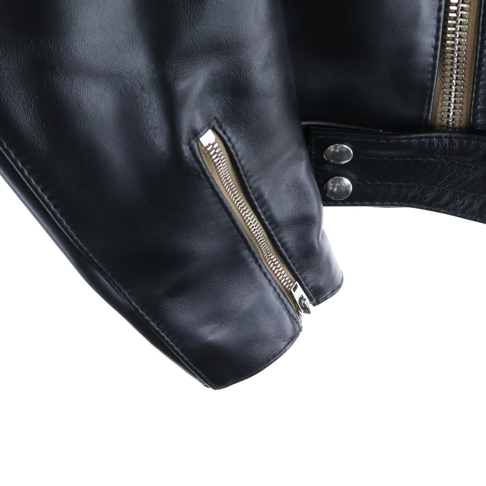 Lewis Leathers(ルイスレザー) CYCLONE HORSE HIDE サイクロン レギュラーフィット ホースハイド ダブルライダース レザージャケット ブラック