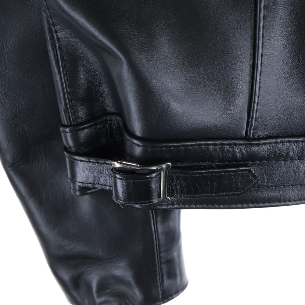 Lewis Leathers(ルイスレザー) CYCLONE HORSE HIDE サイクロン レギュラーフィット ホースハイド ダブルライダース レザージャケット ブラック
