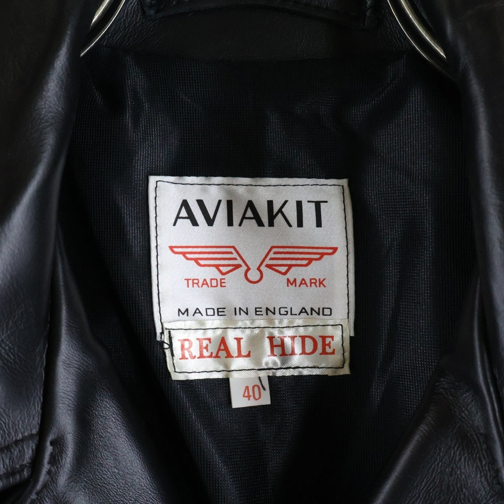 Lewis Leathers(ルイスレザー) CYCLONE HORSE HIDE サイクロン レギュラーフィット ホースハイド ダブルライダース レザージャケット ブラック