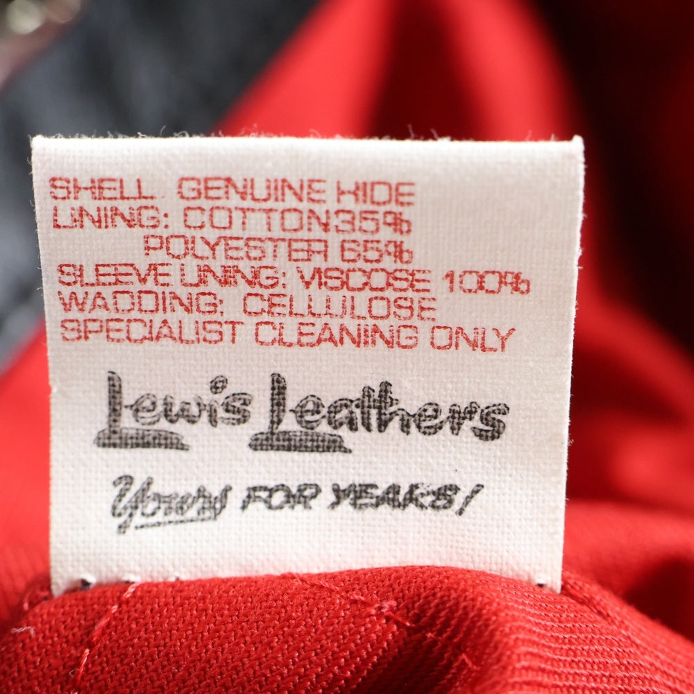 Lewis Leathers(ルイスレザー) 391 LIGHTNING ライトニング ホースハイド タイトフィット ダブルライダースジャケット ブラック