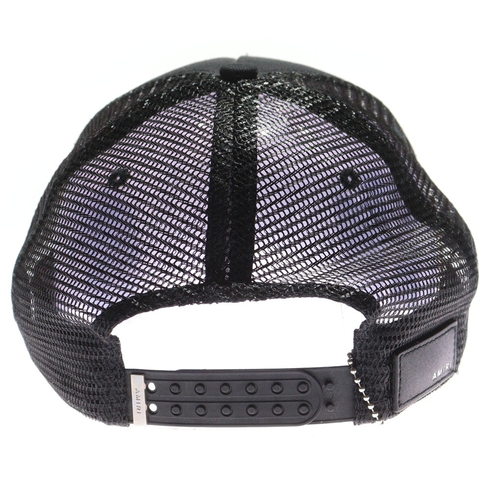 AMIRI(アミリ) MA LOGO TRUCKER HAT ロゴ刺繍 メッシュキャップ ブラック