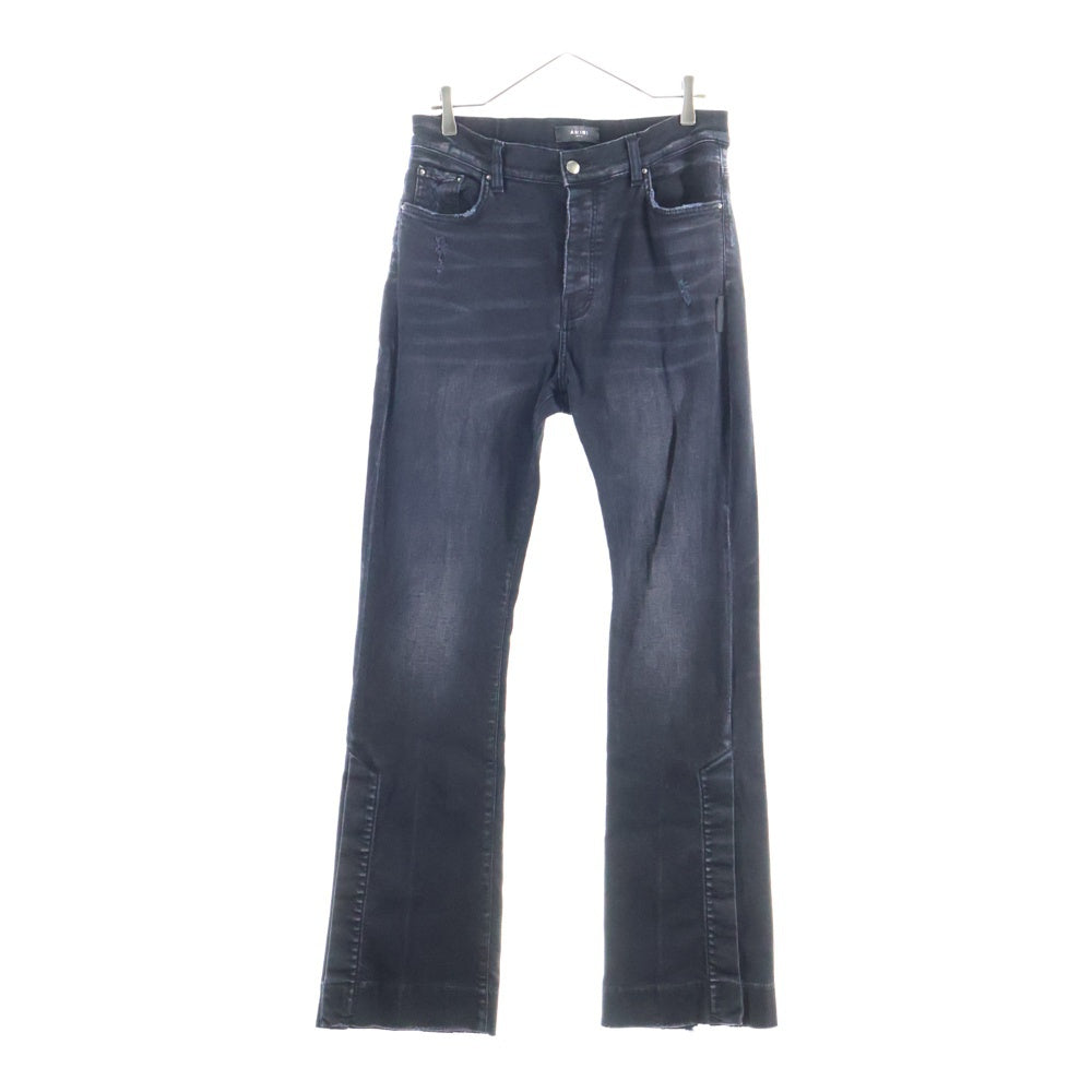 AMIRI(アミリ) STACK FLAIR JEAN スタックフレアジーンズ フレアデニムパンツ ブラック