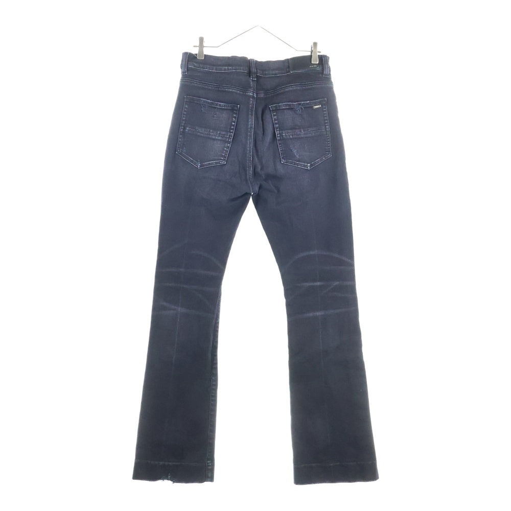 AMIRI(アミリ) STACK FLAIR JEAN スタックフレアジーンズ フレアデニムパンツ ブラック