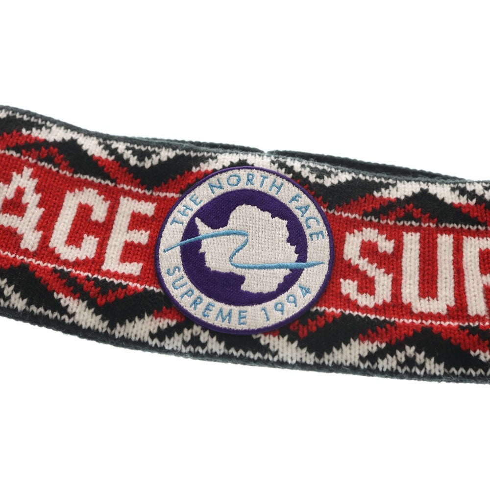 SUPREME(シュプリーム) 17AW ×THE NORTH FACE Trans Antarctica Expedition Headband ヘアバンド レッド/ブラック NN017181