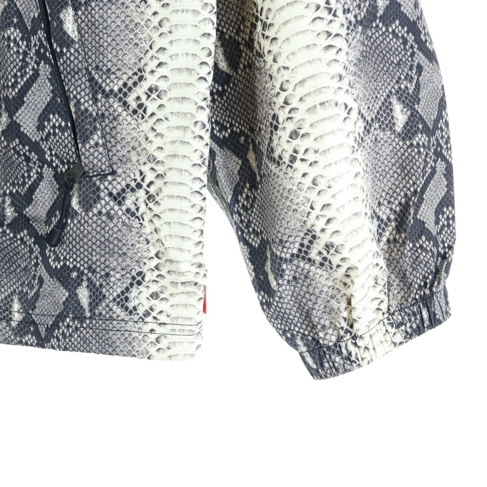 SUPREME(シュプリーム) 18SS ×THE NORTH FACE Coaches Jacket コーチジャケット パイソン ヘビ柄 グレー NP118031