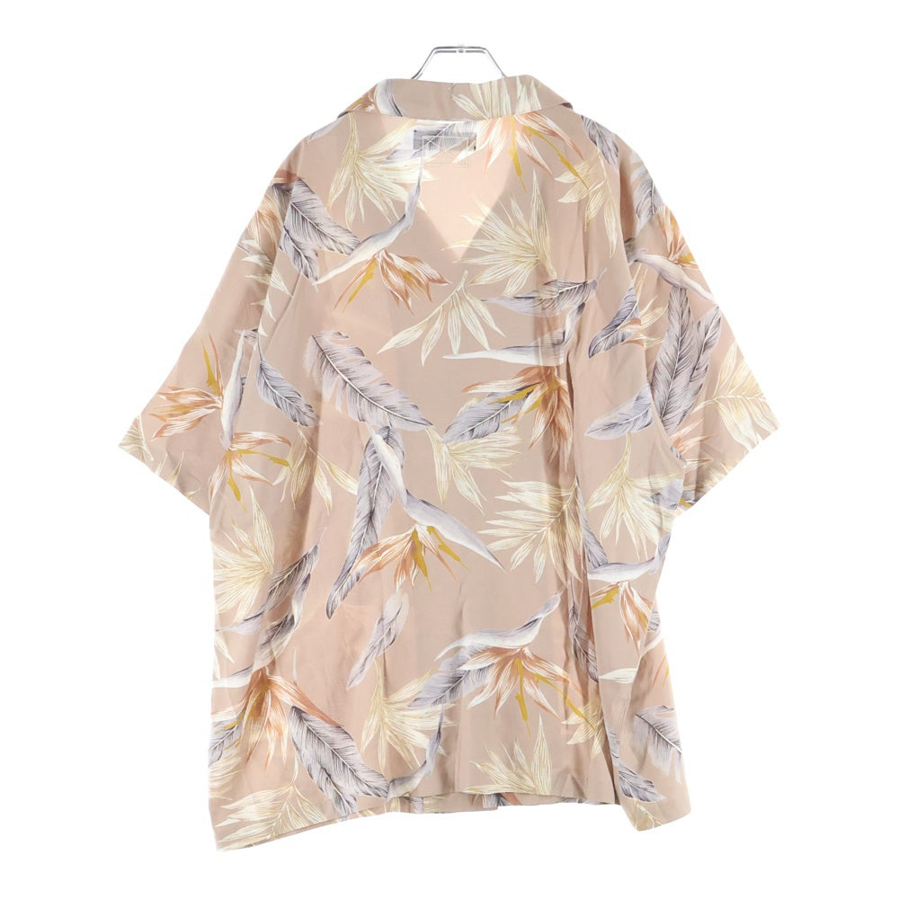MLVINCE(メルヴィンス) FLORAL LUX S/S SHIRTS フローラル ラックス ショートスリーブ 半袖シャツ ベージュ