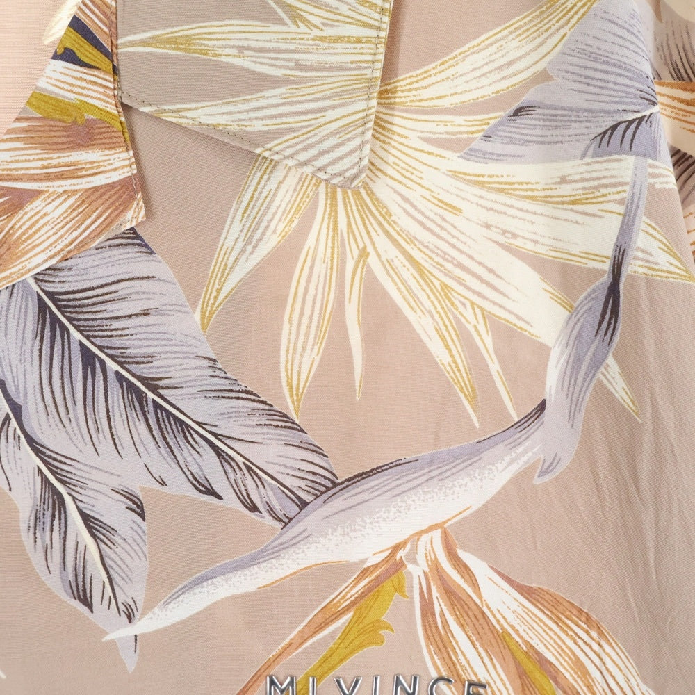 MLVINCE(メルヴィンス) FLORAL LUX S/S SHIRTS フローラル ラックス ショートスリーブ 半袖シャツ ベージュ