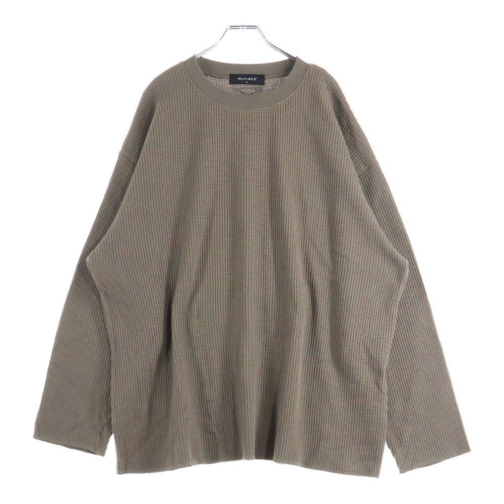 MLVINCE(メルヴィンス) HEAVYWEIGHT THERMAL L/S ヘビーウエイト 長袖サーマルシャツ ベージュ