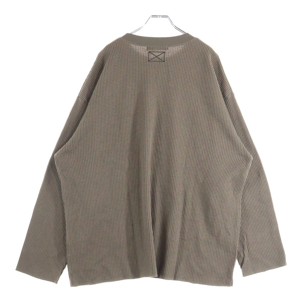 MLVINCE(メルヴィンス) HEAVYWEIGHT THERMAL L/S ヘビーウエイト 長袖サーマルシャツ ベージュ