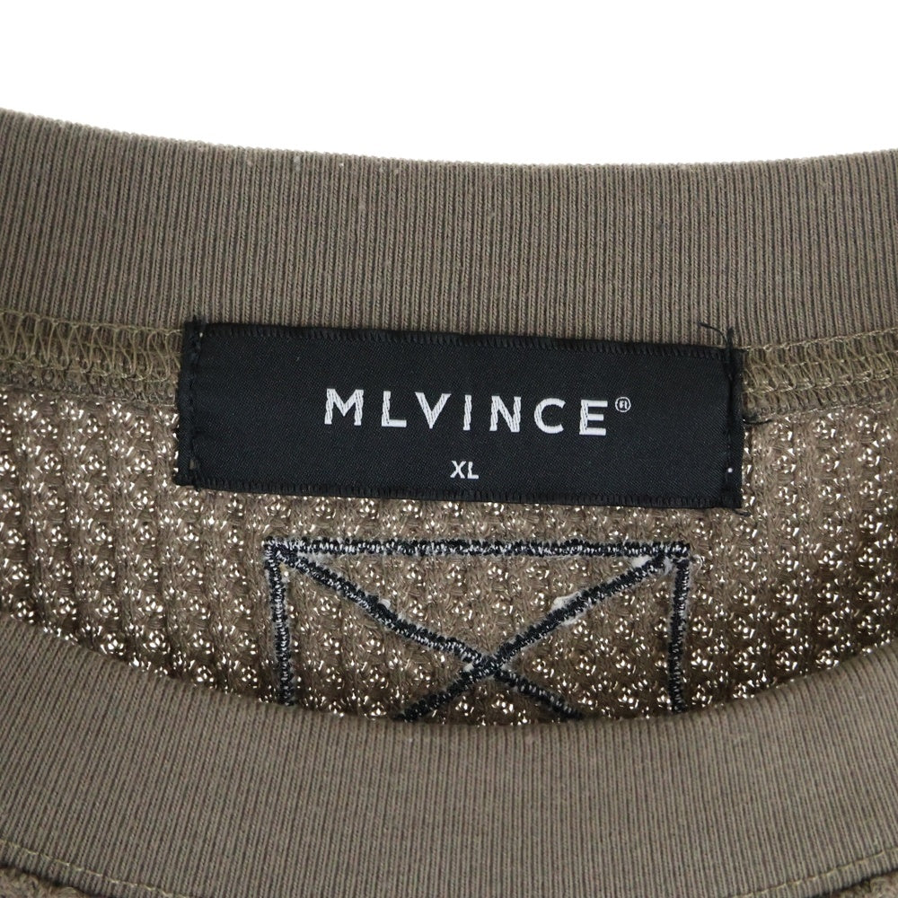 MLVINCE(メルヴィンス) HEAVYWEIGHT THERMAL L/S ヘビーウエイト 長袖サーマルシャツ ベージュ