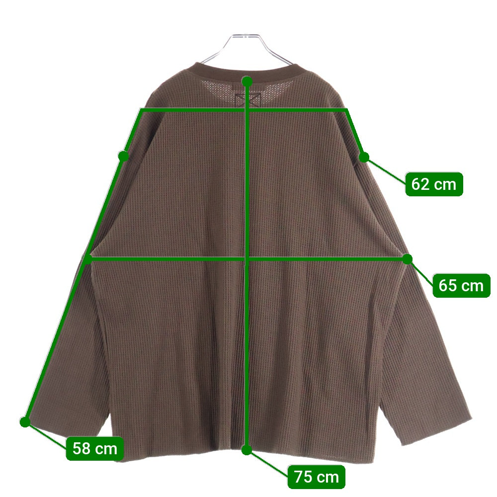 MLVINCE(メルヴィンス) HEAVYWEIGHT THERMAL L/S ヘビーウエイト 長袖サーマルシャツ ブラウン