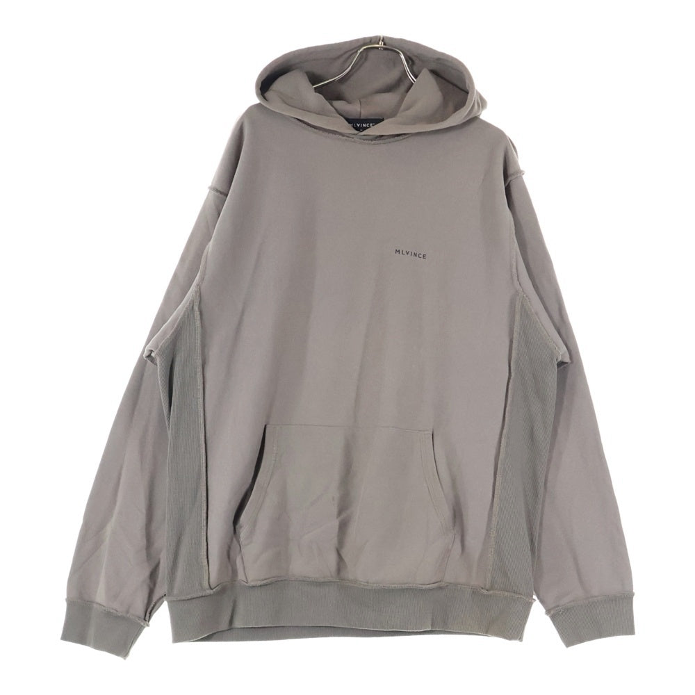 MLVINCE(メルヴィンス) ロゴ プルオーバーパーカー フーディー ベージュ