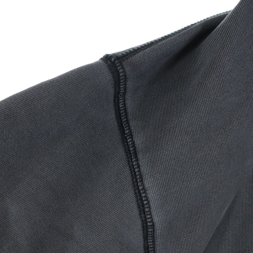 MLVINCE(メルヴィンス) ロゴ刺繍 フーデッド プルオーバー スウェットフーディーパーカー ブラック