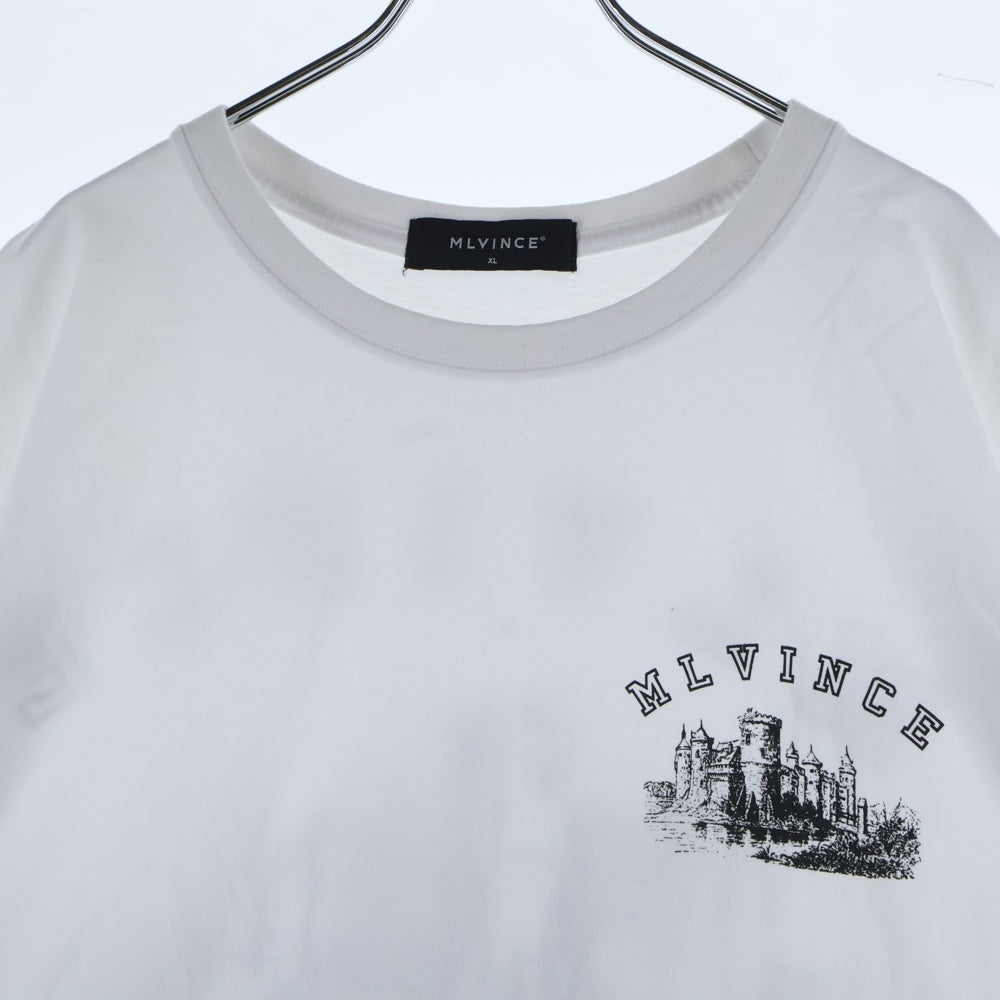 MLVINCE(メルヴィンス) グラフィック プリント 半袖Tシャツ ホワイト