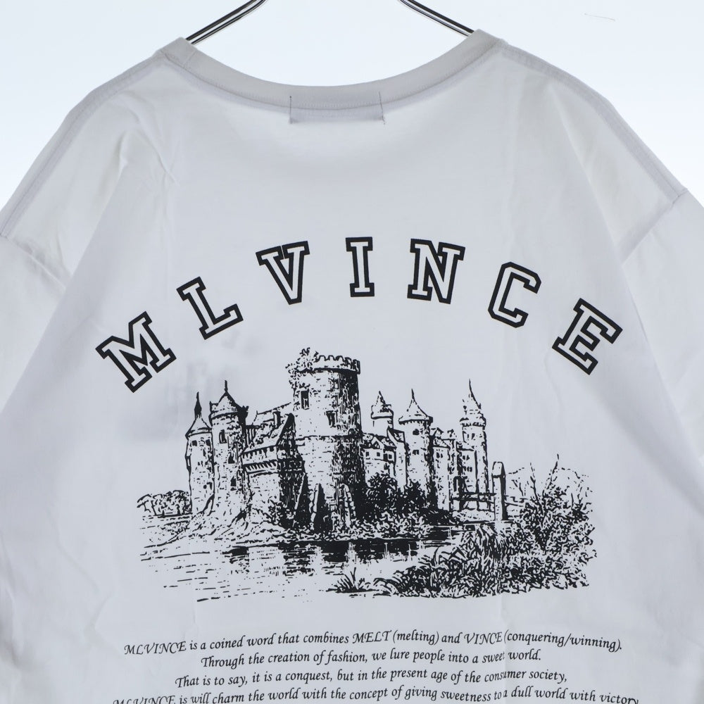 MLVINCE(メルヴィンス) グラフィック プリント 半袖Tシャツ ホワイト