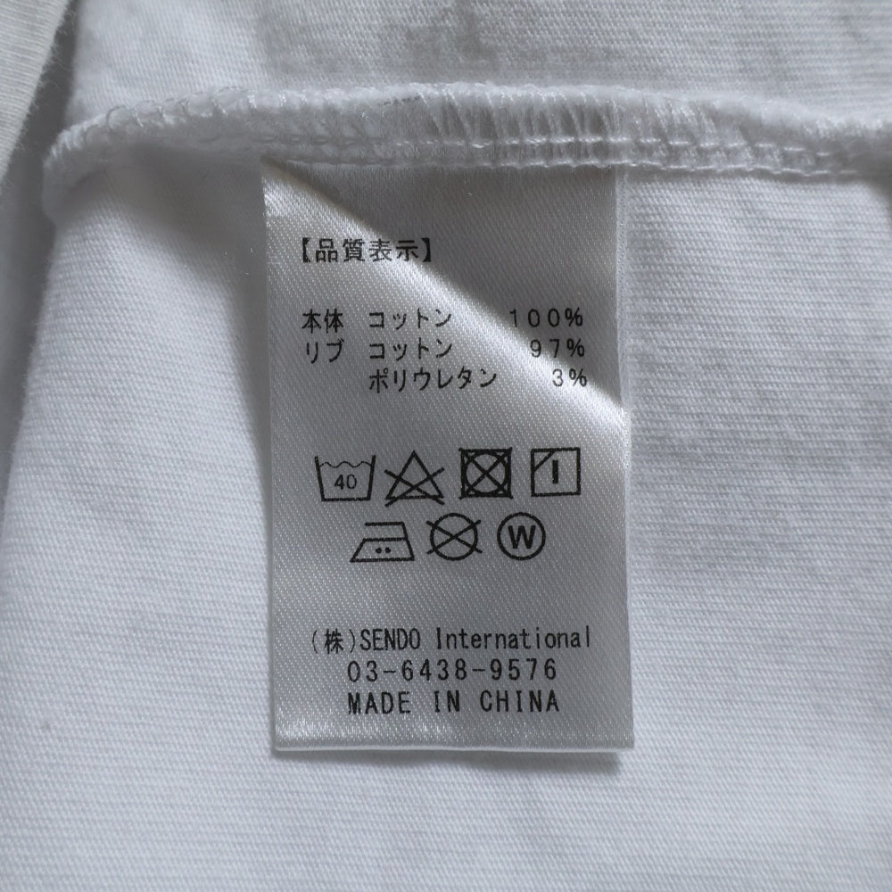 MLVINCE(メルヴィンス) グラフィック プリント 半袖Tシャツ ホワイト