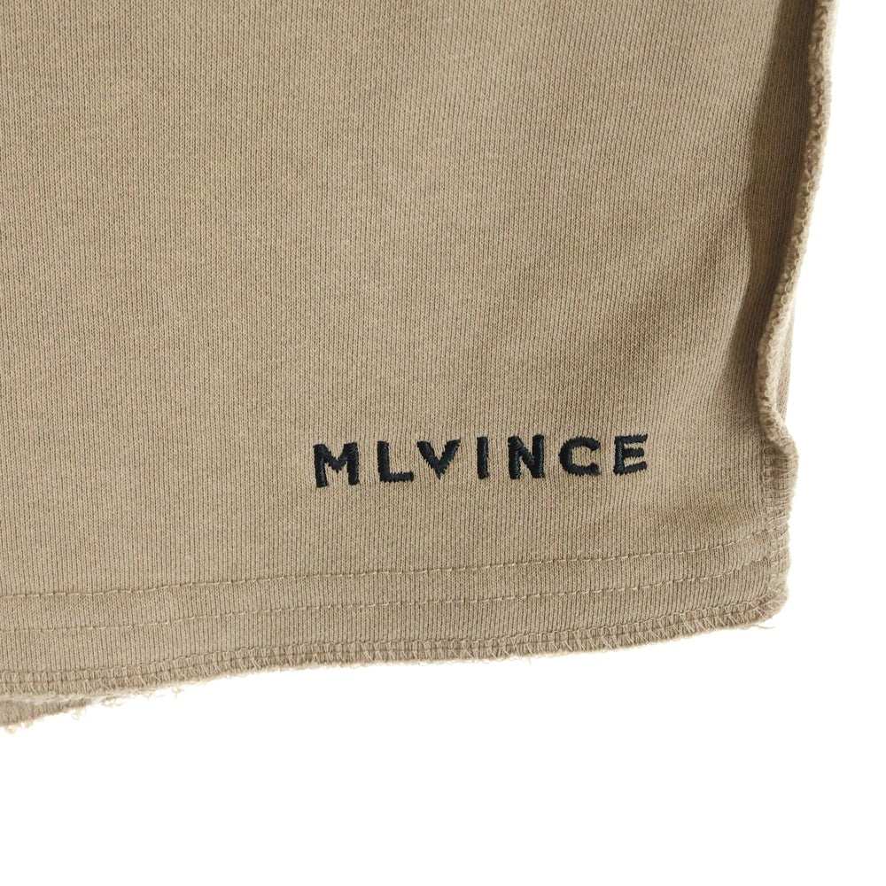 MLVINCE(メルヴィンス) ジップポケット ロゴ ハーフパンツ ショーツ ブラウン