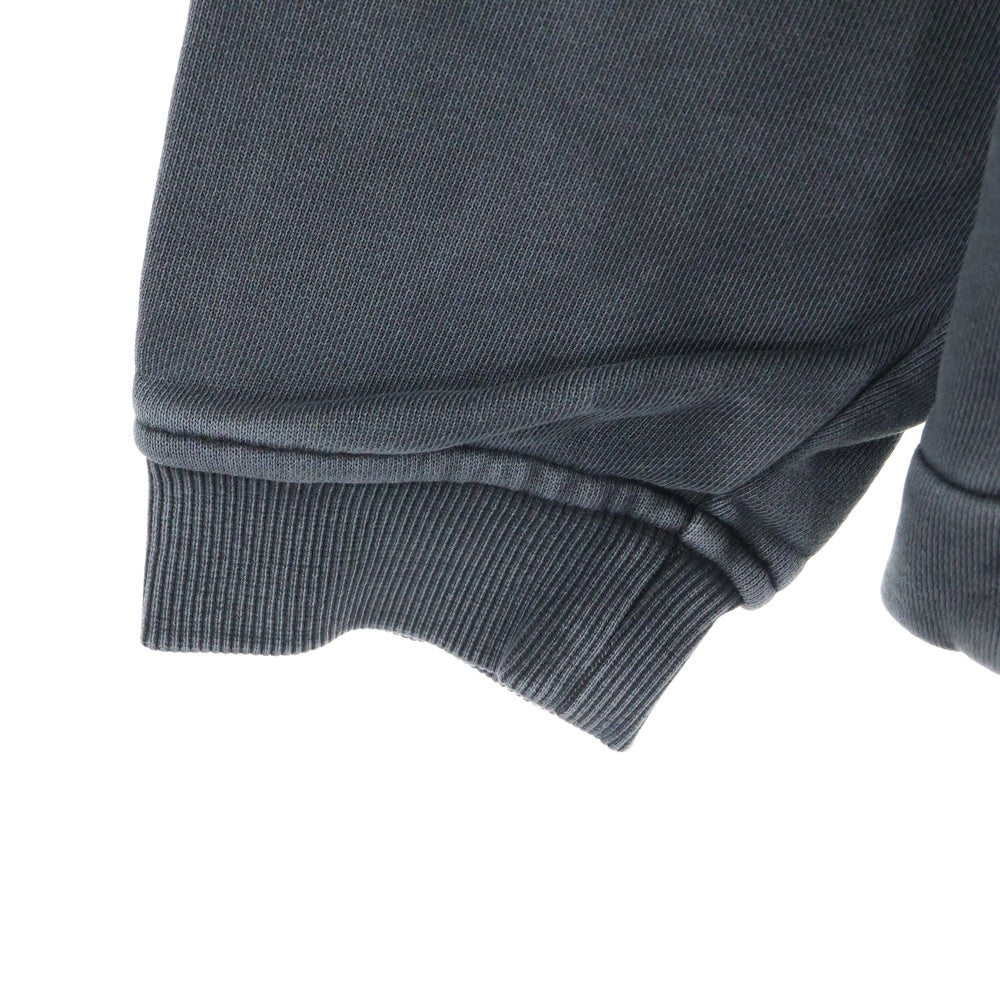 MLVINCE(メルヴィンス) フロントロゴ クルーネック スウェットトレーナー ダークグレー