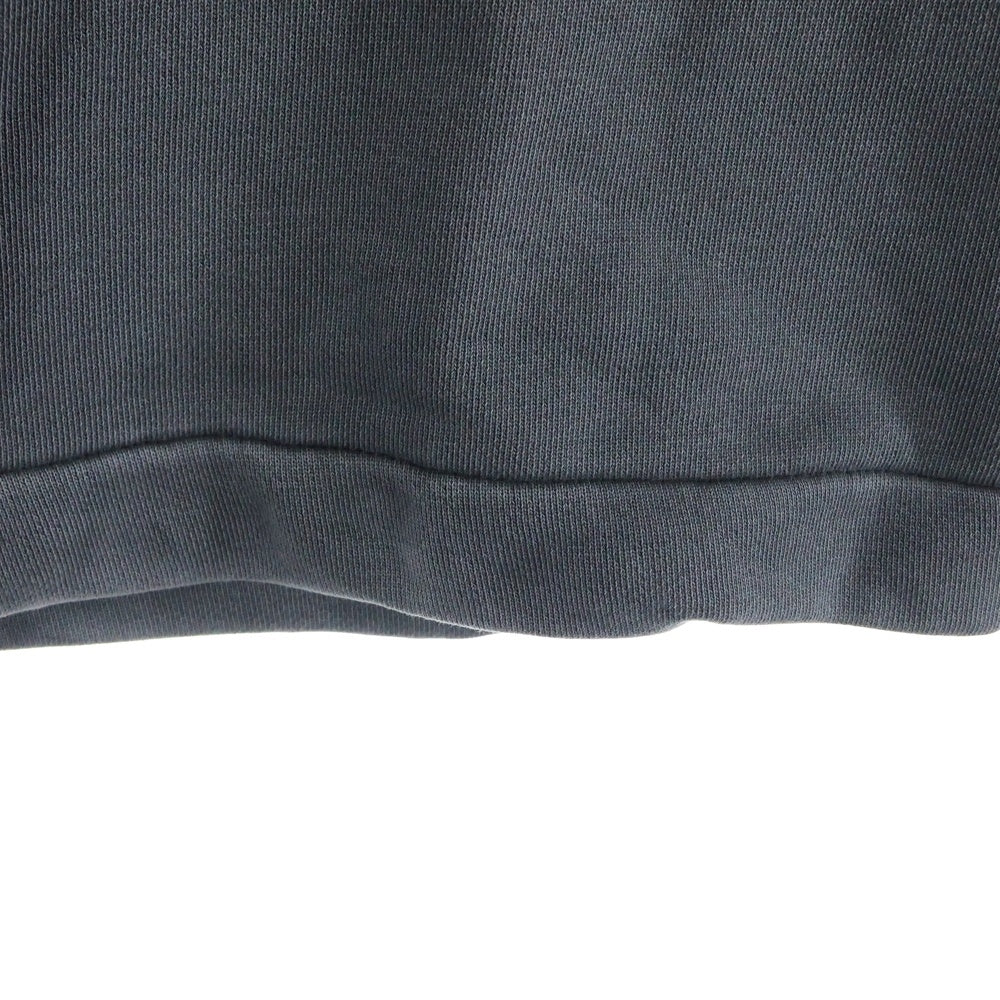 MLVINCE(メルヴィンス) フロントロゴ クルーネック スウェットトレーナー ダークグレー