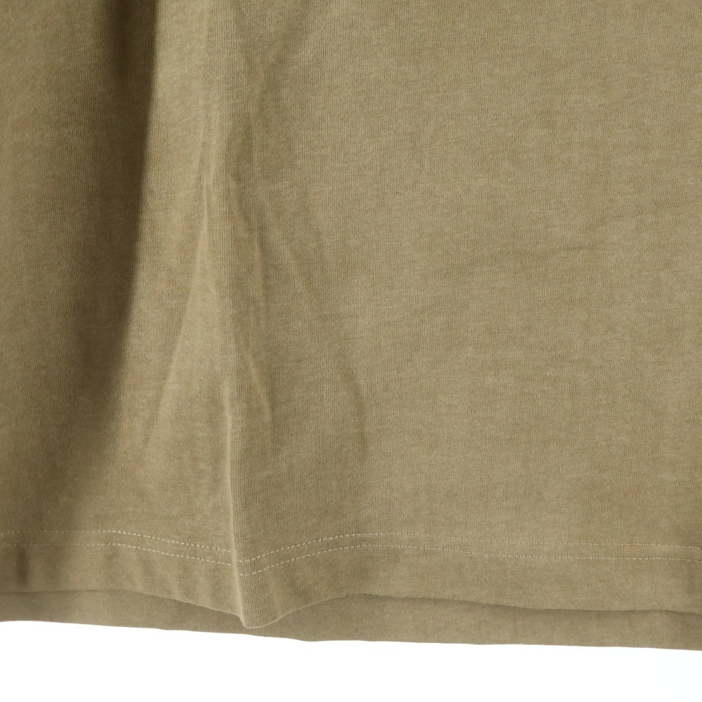 MLVINCE(メルヴィンス) フロントロゴ プリント 半袖Tシャツ ブラウン