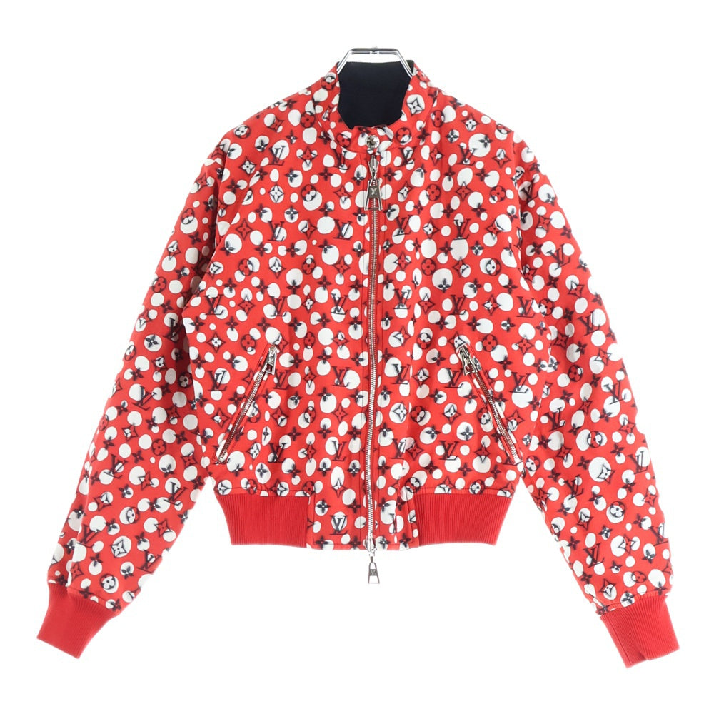 LOUIS VUITTON(ルイヴィトン) 23AW ×草間彌生 リバーシブル コットン ジップアップジャケット レッド レディース RW231J U95 FOJA35