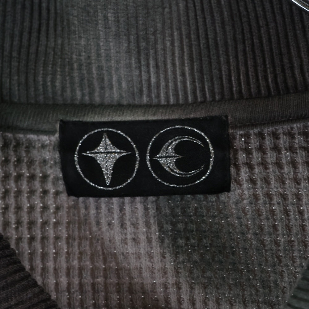 THUG CLUB(サグクラブ) 25SS AMBUSH TC Logo アンブッシュ TC ロゴ ポロシャツ 長袖 ロングスリーブ グレー TC25TS0601