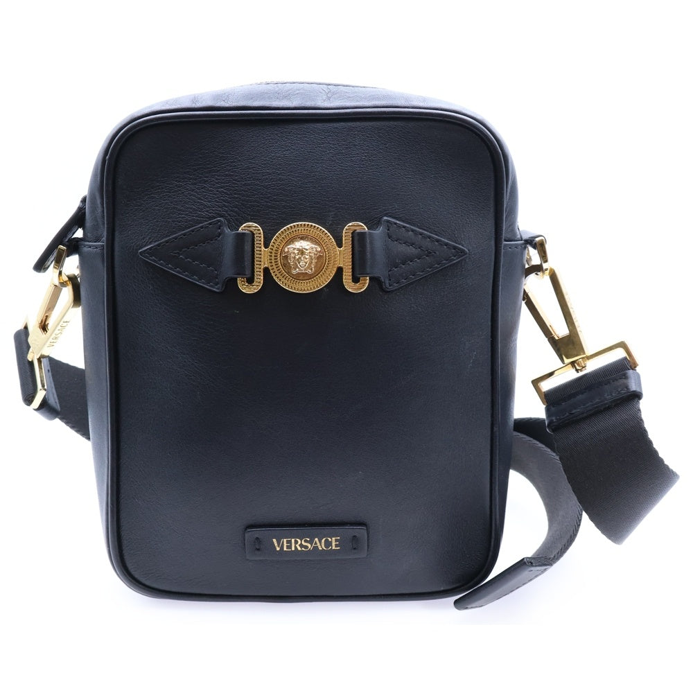 VERSACE(ヴェルサーチ) メデューサ ビーギ ショルダーバッグ クロスボディバッグ カーフスキン レザー ブラック 1000721 レディース