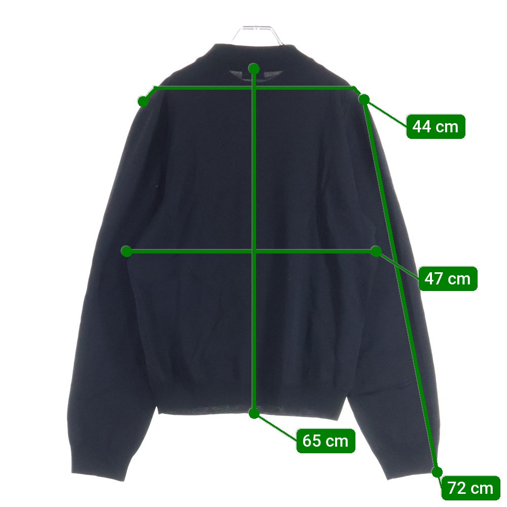 CELINE(セリーヌ) トリオンフ ワンポイント刺繍 モックネックニット ブラック RY0010ZOZ