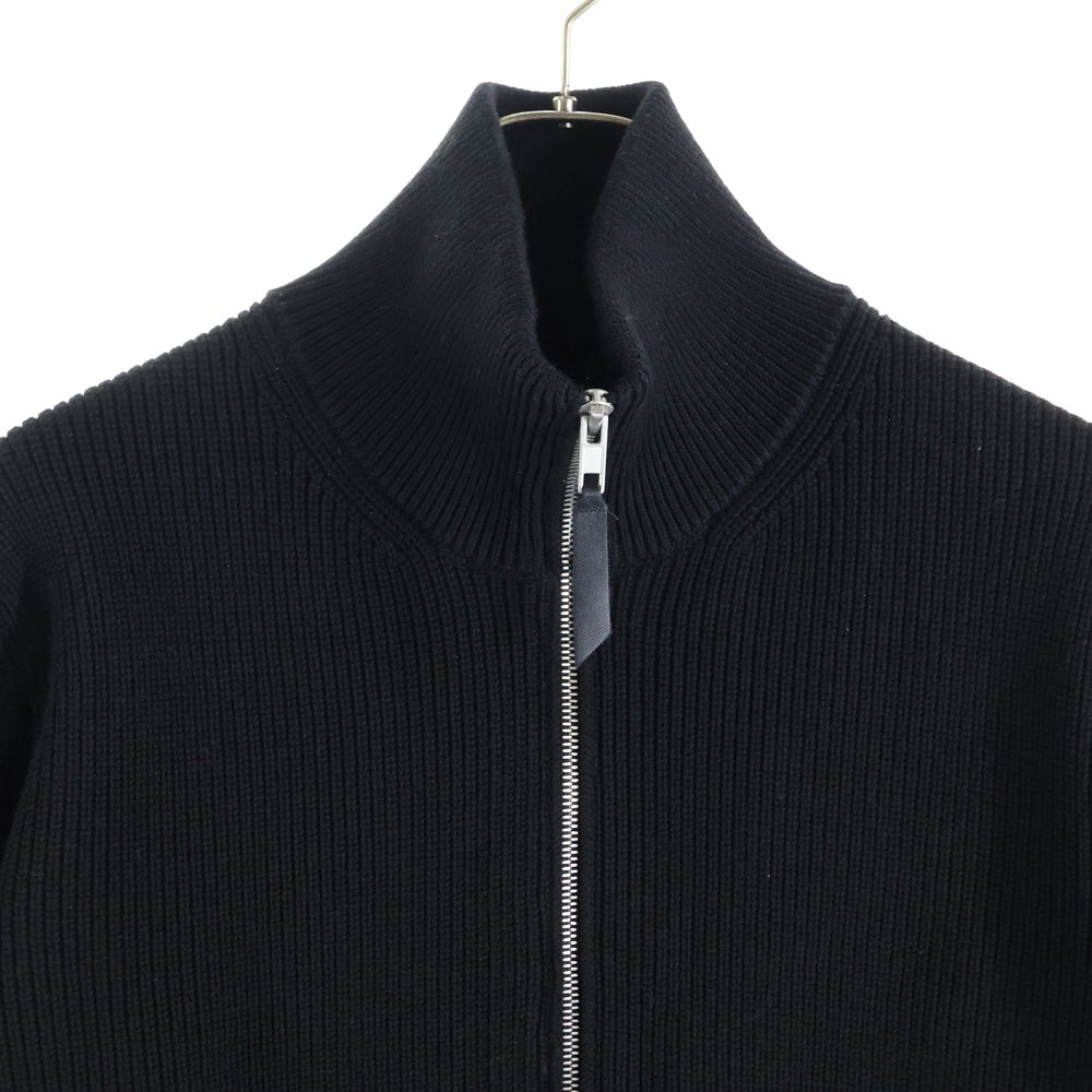 Maison Martin Margiela(メゾンマルタンマルジェラ) 23AW コットン ウール 7ゲージ ジップアップ ドライバーズニット