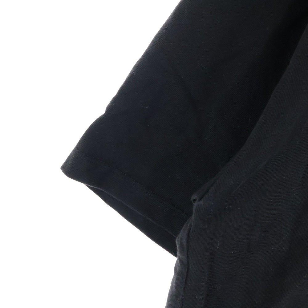 AMIRI(アミリ) 刺繍/ワッペンロゴ オーバーサイズ 半袖Tシャツ カットソー ブラック