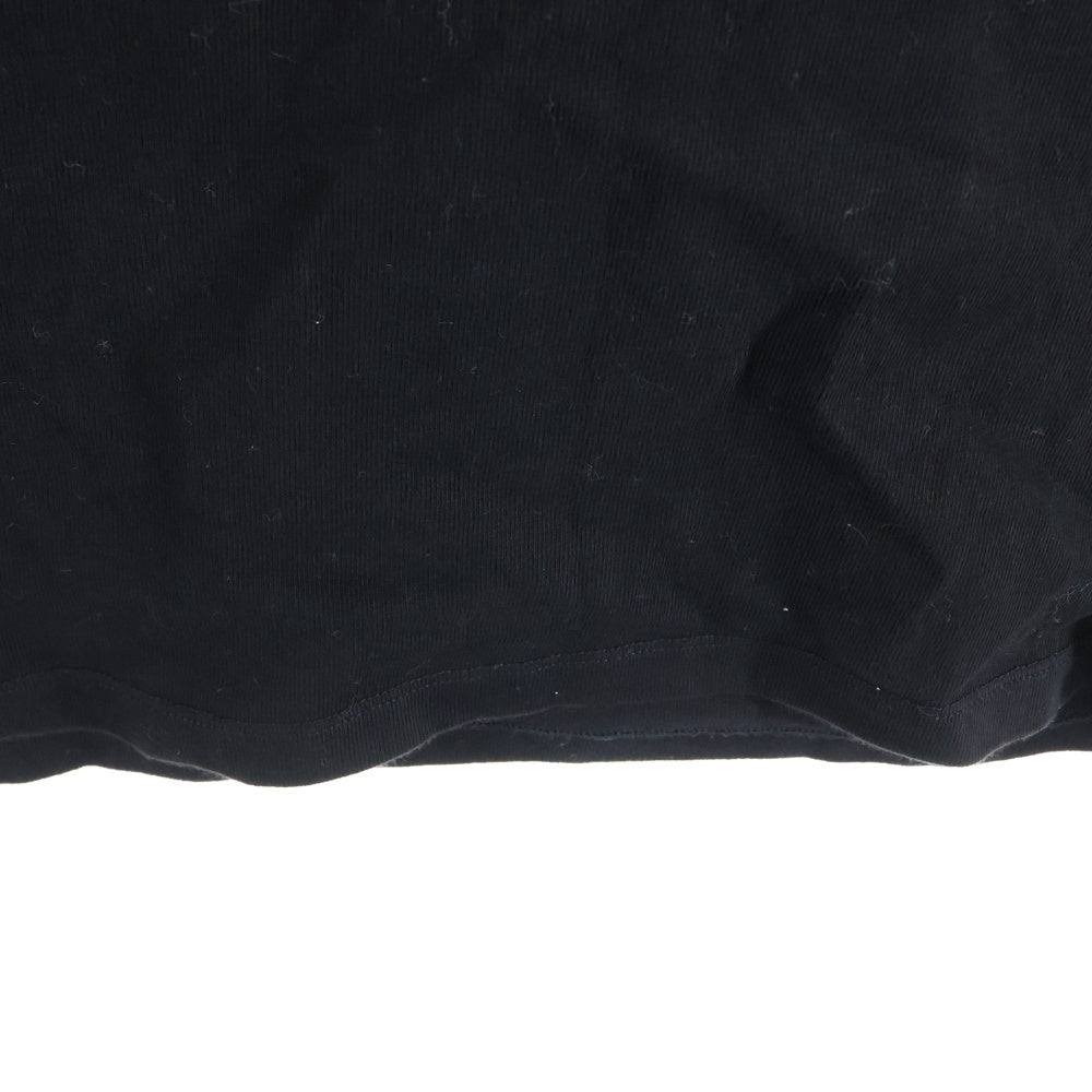 AMIRI(アミリ) 刺繍/ワッペンロゴ オーバーサイズ 半袖Tシャツ カットソー ブラック