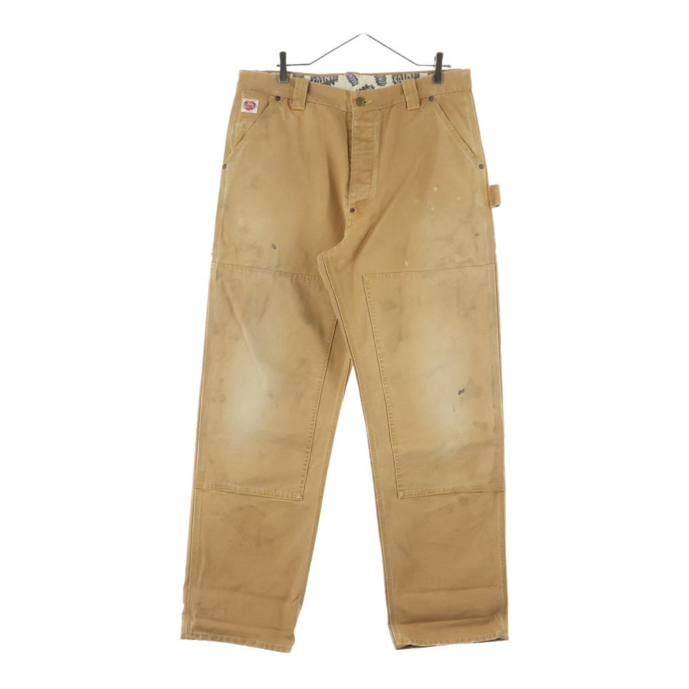 SAINT MICHAEL(セントマイケル) 23SS DOUBLE KNEE PANTS ヴィンテージ加工 ダブルニーワークパンツ ベージュ SM23-0000-061