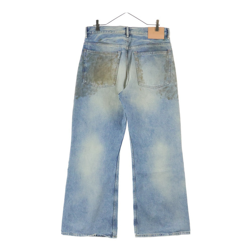 Acne Studios(アクネ ストゥディオズ) 2021M PENICILLIN ペニシリン ダメージデザイン ルーズフィット ボタンフライ デニムパンツ ジーンズ インディゴ B00403